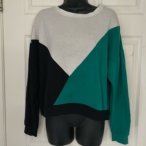 Fun color block top